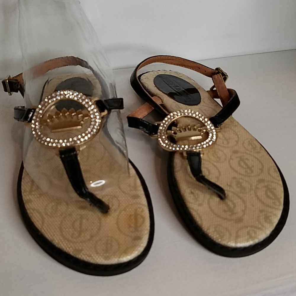 Juicy Couture Sandals Crown & Stones